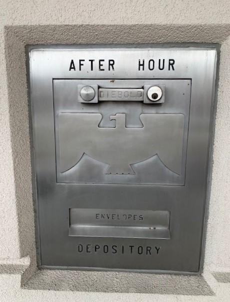 night deposit box at the gfcu adams branch 