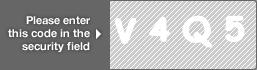 captcha code for visual authentication  letter V number 4 letter Q number 5