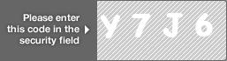 captcha code for visual authentication  letter Y number 7 letter J number 6