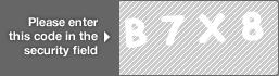 captcha code for visual authentication  letter B number 7 letter X number 8