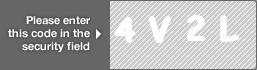 captcha code for visual authentication  number 4 letter V number 2 letter L