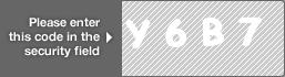 captcha code for visual authentication  letter Y number 6 letter B number 7