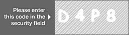 captcha code for visual authentication  letter D number 4 letter P number 8