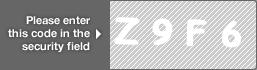 captcha code for visual authentication  letter Z number 9 letter F number 6