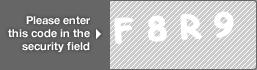 captcha code for visual authentication  letter F number 8 letter R number 9
