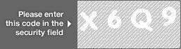 captcha code for visual authentication  letter X number 6 letter Q number 9