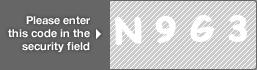 captcha code for visual authentication  letter N number 9 letter G number 3
