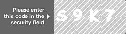 captcha code for visual authentication  letter S number 9 letter K number 7