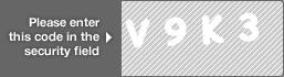 captcha code for visual authentication  letter V number 9 letter K number 3