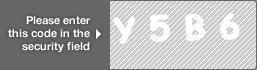 captcha code for visual authentication  letter Y number 5 letter B number 6