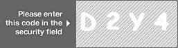 captcha code for visual authentication  letter D number 2 letter Y number 4