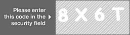 captcha code for visual authentication  number 8 letter X number 6 letter T