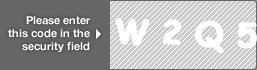 captcha code for visual authentication  letter W number 2 letter Q number 5