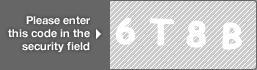 captcha code for visual authentication  number 6 letter T number 8 letter B