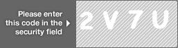 captcha code for visual authentication  number 2 letter V number 7 letter U