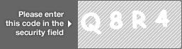 captcha code for visual authentication  letter Q number 8 letter R number 4