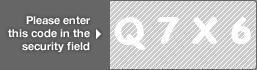 captcha code for visual authentication  letter Q number 7 letter X number 6