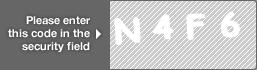 captcha code for visual authentication  letter N number 4 letter F number 6