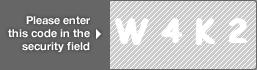 captcha code for visual authentication  letter W number 4 letter K number 2