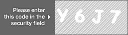 captcha code for visual authentication  letter Y number 6 letter J number 7