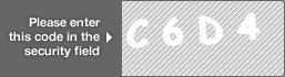 captcha code for visual authentication  letter C number 6 letter D number 4