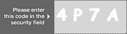 captcha code for visual authentication  number 4 letter P number 7 letter A