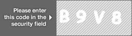 captcha code for visual authentication  letter B number 9 letter V number 8