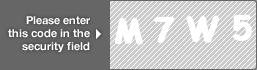 captcha code for visual authentication  letter M number 7 letter W number 5