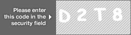captcha code for visual authentication  letter D number 2 letter T number 8