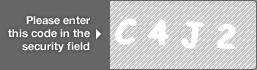captcha code for visual authentication  letter C number 4 letter J number 2